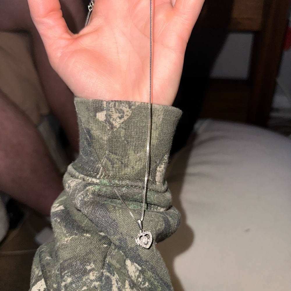 Silver Heart Pendant Necklace
